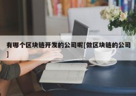 有哪个区块链开发的公司呢[做区块链的公司]